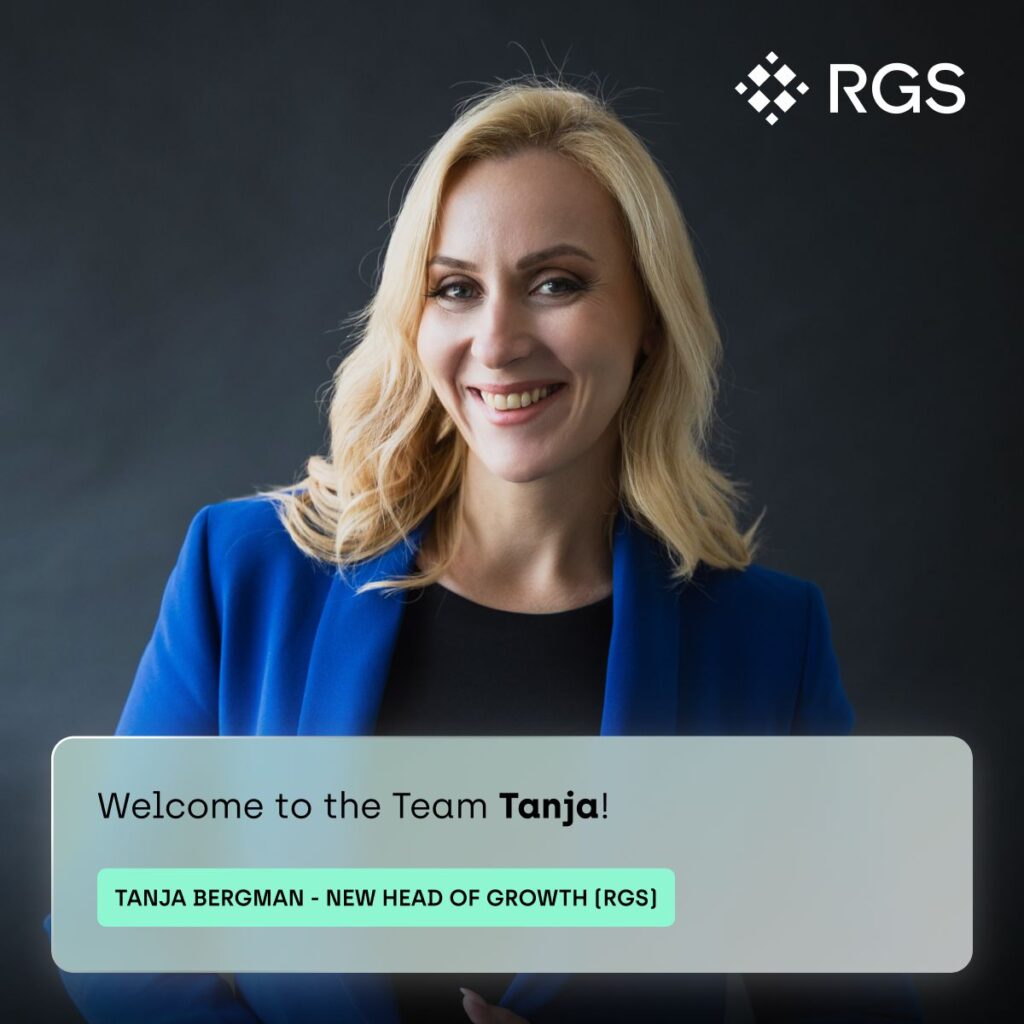 Welcome on board Tanja Bergman!