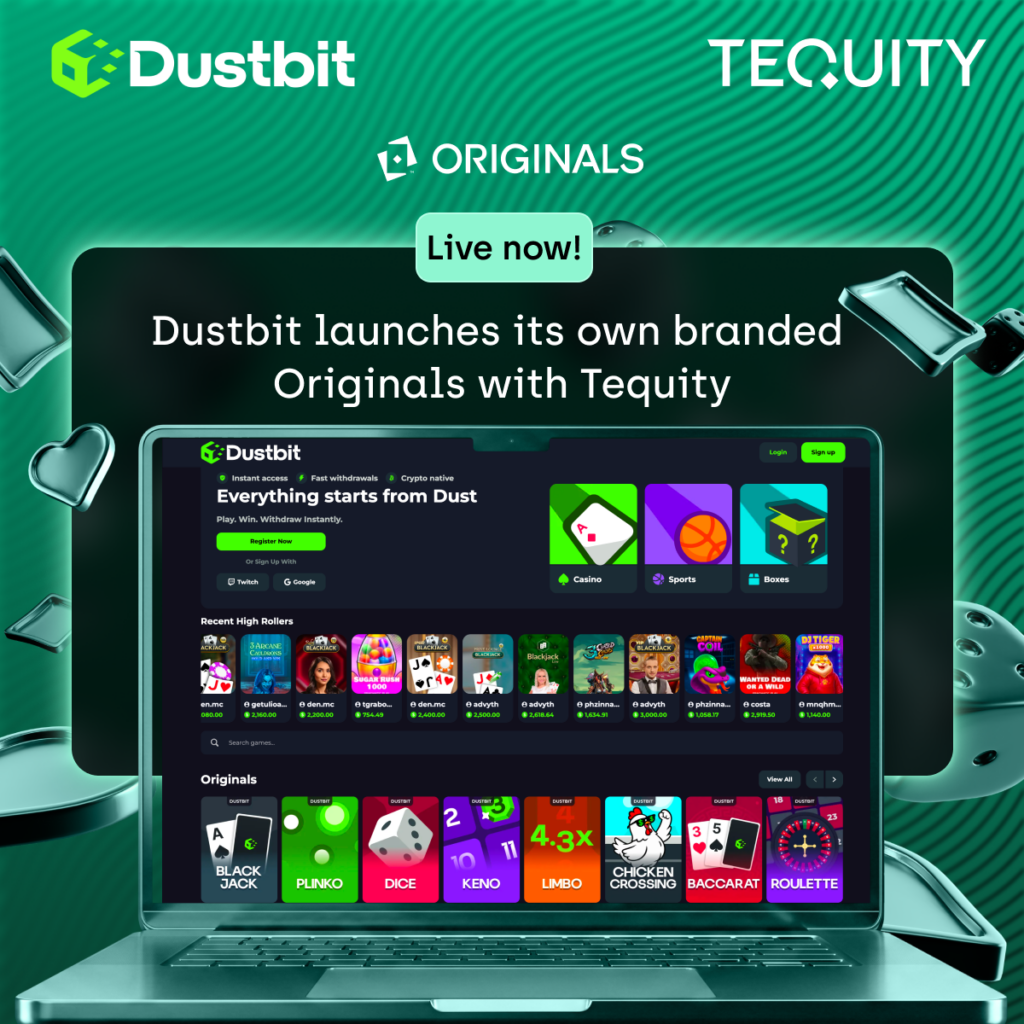 Dustbit launches its own branded Originals with Tequity!