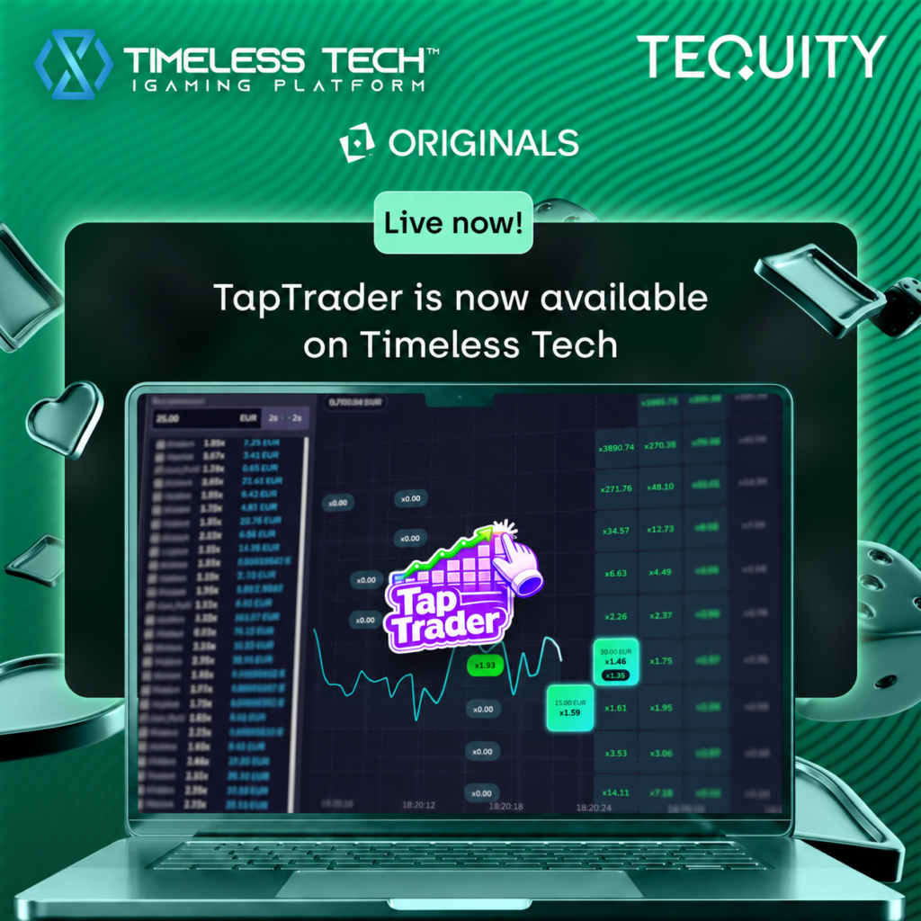 TapTrader joins the Timeless Tech game aggregation platform